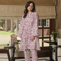 Lavender Bloom Kurta Pant Set ( Set of 2)