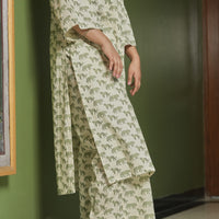 Animal Print Kurta Set with Flared Pants (Set of 2)