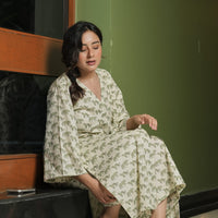 Animal Print Kurta Set with Flared Pants (Set of 2)
