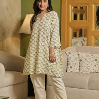 Animal Print Kurta
