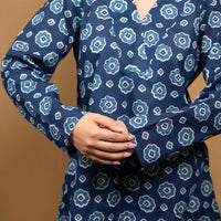Floral printed casual top
