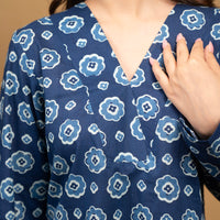 Floral printed casual top