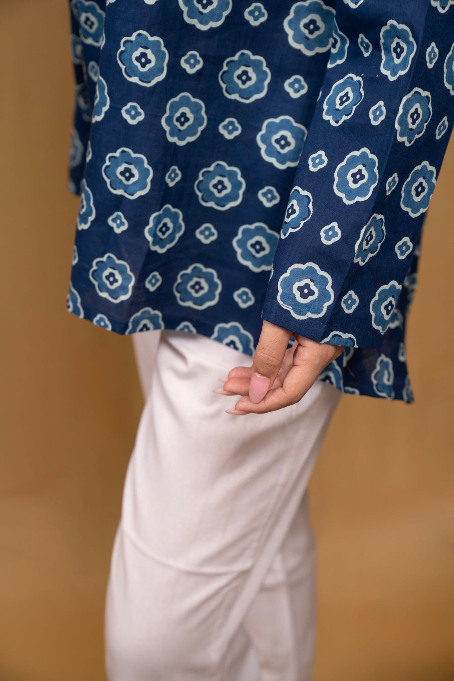 Floral printed casual top
