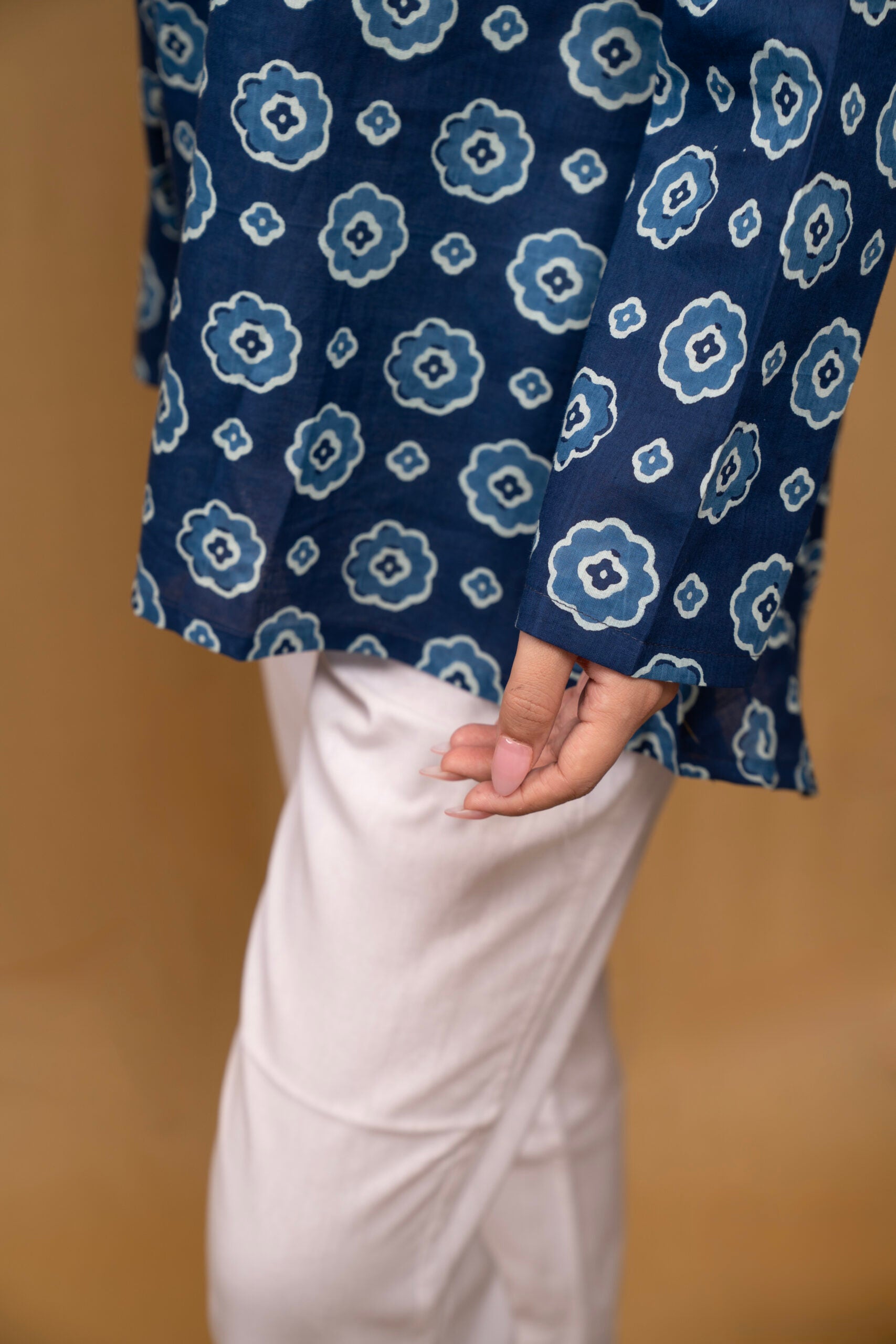 Floral printed casual top