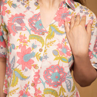 Mulicoloured short top with pants (Co-ord Set)